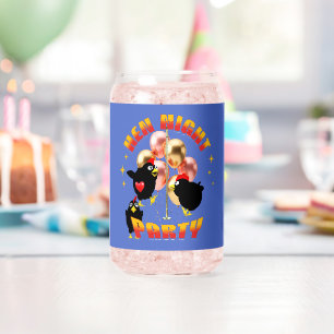 Funny Hens Night Party Funny Chicken Can Glass