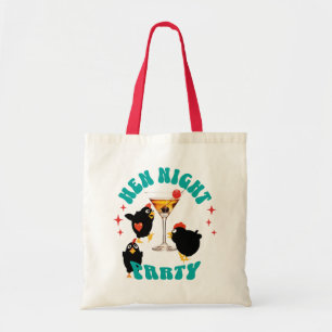 Funny Hens Night Party Funny Chicken Tote Bag