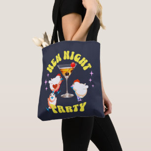 Funny Hens Night Party Funny Chicken Tote Bag