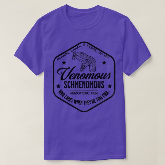 Funny Herper Lover Venomous Rattlesnake Hemotoxic  T-Shirt (Design Front)