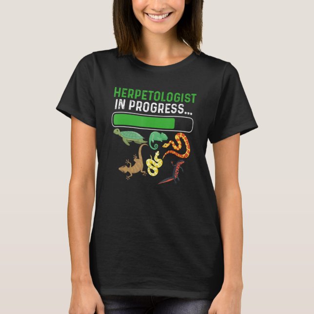 Funny Herpetology Quote For Snake Lover Cool Herpe T-Shirt (Front)