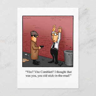 Funny Hi and Hello Humour Postcard