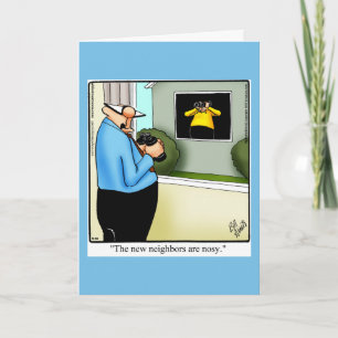Funny Hi & Hello Humour Greeting Card