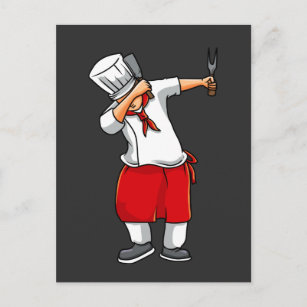 Funny Hibachi Chef Japanese Cook Food Lover Postcard
