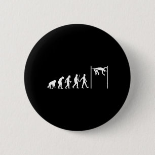 Funny High Jump Art For Men Women Track Field High 6 Cm Round Badge