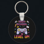 Funny High School Level Up Gamer Back To School Ki Key Ring<br><div class="desc">Funny High School Level Up Gamer Back To School Kids</div>