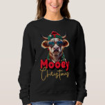 Funny Highland Cow Mooey Christmas Scottish Family Sweatshirt<br><div class="desc">Funny Highland Cow Mooey Christmas Scottish Family Cow Group</div>