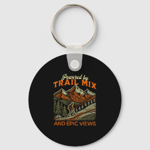 Funny hiker quote hiking key ring
