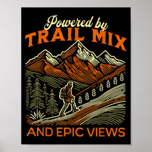Funny hiker quote hiking poster