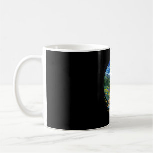 Funny hiker starry night art van gogh gogh hiking  coffee mug