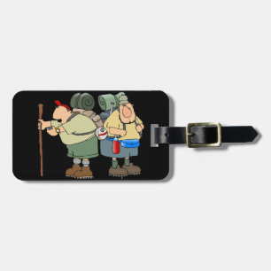 Funny Hikers Outdoor Adventure Camping Humour  Luggage Tag