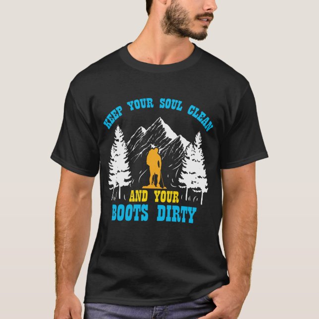 Funny Hiking and Camping Shirts for Men and Women (Front)