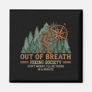 Funny Hiking Camping Hikers Outdoors Lover Vintage Magnet