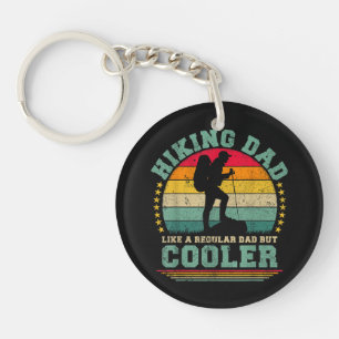 Funny Hiking Dad Like A Regular Dad Hiking Key Ring