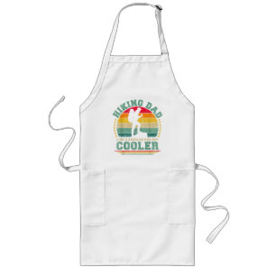 Funny Hiking Dad Like A Regular Dad Hiking Long Apron
