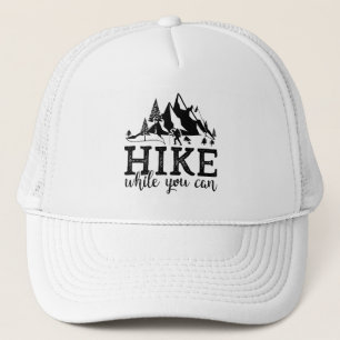 Funny Hiking Gift Hiker Camping Summer Vacation Trucker Hat