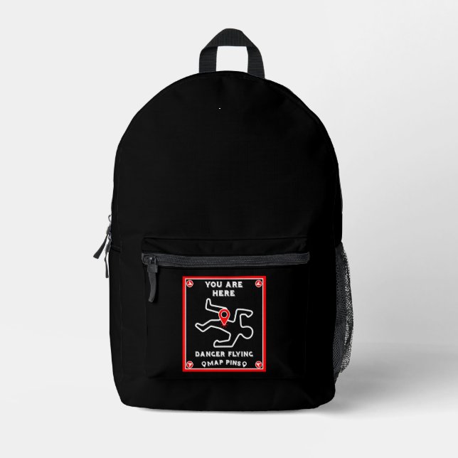 Funny Hiking Map Bag Gift (Front)