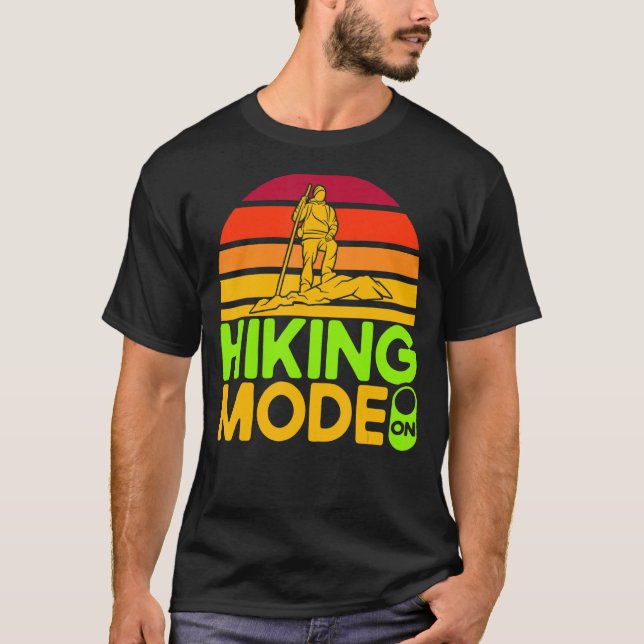 Funny Hiking Meme Pun Quote Saying Wanderlust Funn T-Shirt (Front)