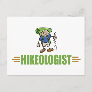 Funny Hiking Postcard