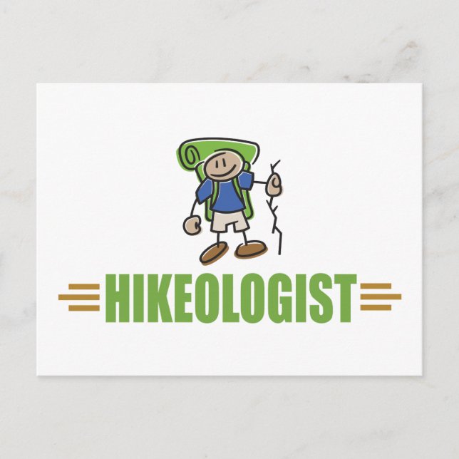 Funny Hiking Postcard (Front)