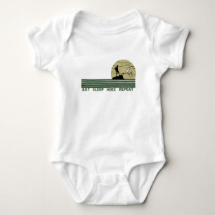 Funny hiking sayings baby bodysuit