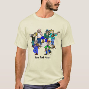 Funny Hillbilly Jug Band T-Shirt  Customise It!