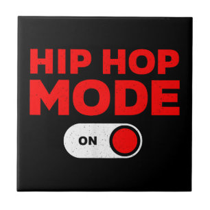 Funny Hip Hop Design For Men Women 90s Hip Hop Dan Ceramic Tile