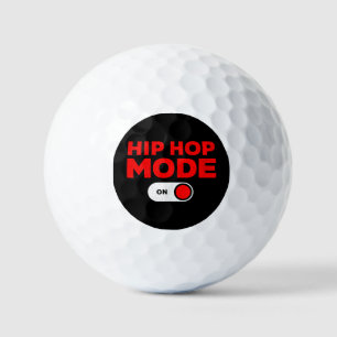 Funny Hip Hop Design For Men Women 90s Hip Hop Dan Golf Balls