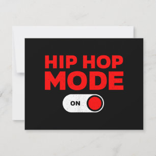 Funny Hip Hop Design For Men Women 90s Hip Hop Dan Holiday Card