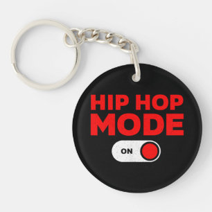 Funny Hip Hop Design For Men Women 90s Hip Hop Dan Key Ring