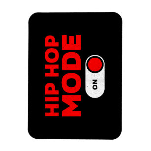 Funny Hip Hop Design For Men Women 90s Hip Hop Dan Magnet