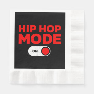 Funny Hip Hop Design For Men Women 90s Hip Hop Dan Napkin