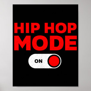 Funny Hip Hop Design For Men Women 90s Hip Hop Dan Poster