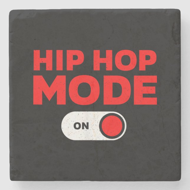 Funny Hip Hop Design For Men Women 90s Hip Hop Dan Stone Coaster (Front)