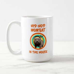 Funny Hip-hop Wombat in the House Coffee Mug