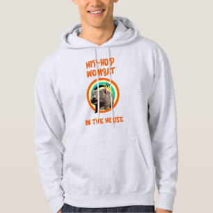 Funny Hip-hop Wombat in the House Hoodie