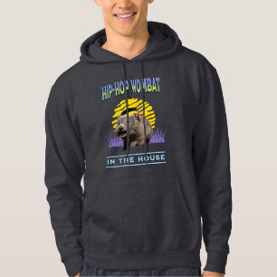 Funny Hip Hop Wombat Music Humour Hoodie