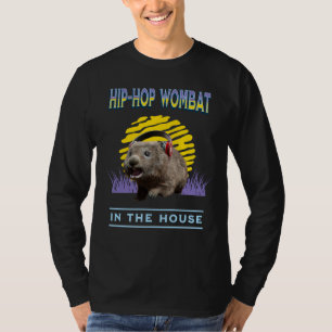 Funny Hip Hop Wombat Music Humour T-Shirt
