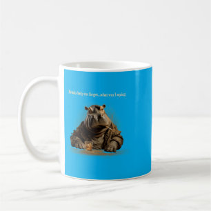 Funny Hippo Animal Fathers Day Men Women Coffee Mug