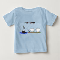 Funny hippo birdie two ewes