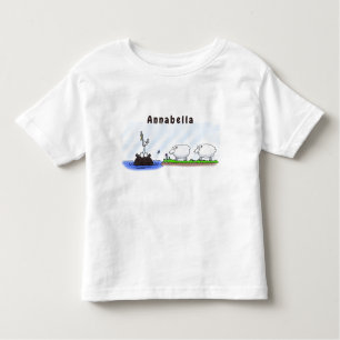 Funny hippo birdie two ewes toddler T-Shirt