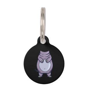 Funny Hippo Body Headless Halloween Mammal Costume Pet Tag