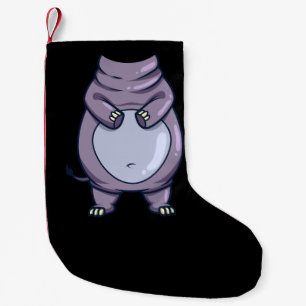 Funny Hippo Body Headless Halloween Mammal Costume Small Christmas Stocking