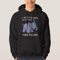 Funny Hippo Boy Lover Hippopotamus Quote Saying