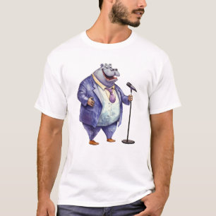 FUNNY HIPPO COMEDIAN T-Shirt