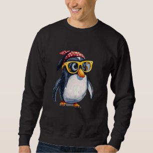 Funny Hipster Penguin Flightless Bird Antarctica A Sweatshirt