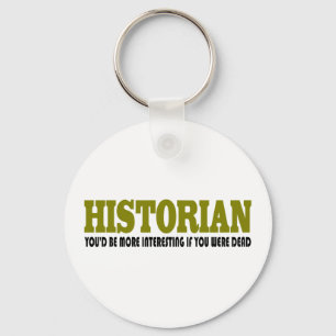 Funny Historian Key Ring
