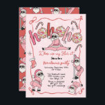 Funny Ho Ho Ho's Friendsmas Adult Christmas Party Invitation<br><div class="desc">Funny and cute, Ho Ho Ho's Christmas Party. Features Santa dancing, twerking with disco ball and wavy frame. Great for a Christmas bachelorette, dirty santa, gift exchange or friendsmas party! Colours of reds and pinks. To make more changes go to Personalise this template. On the bottom you’ll see “Want to...</div>