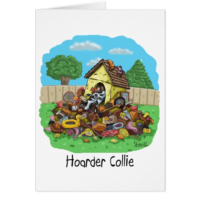 Funny Hoarder Collie Dog Lover gift (Front)