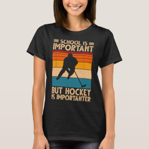 Funny Hockey Art For Boys Men Women Youth Kids Ice T-Shirt